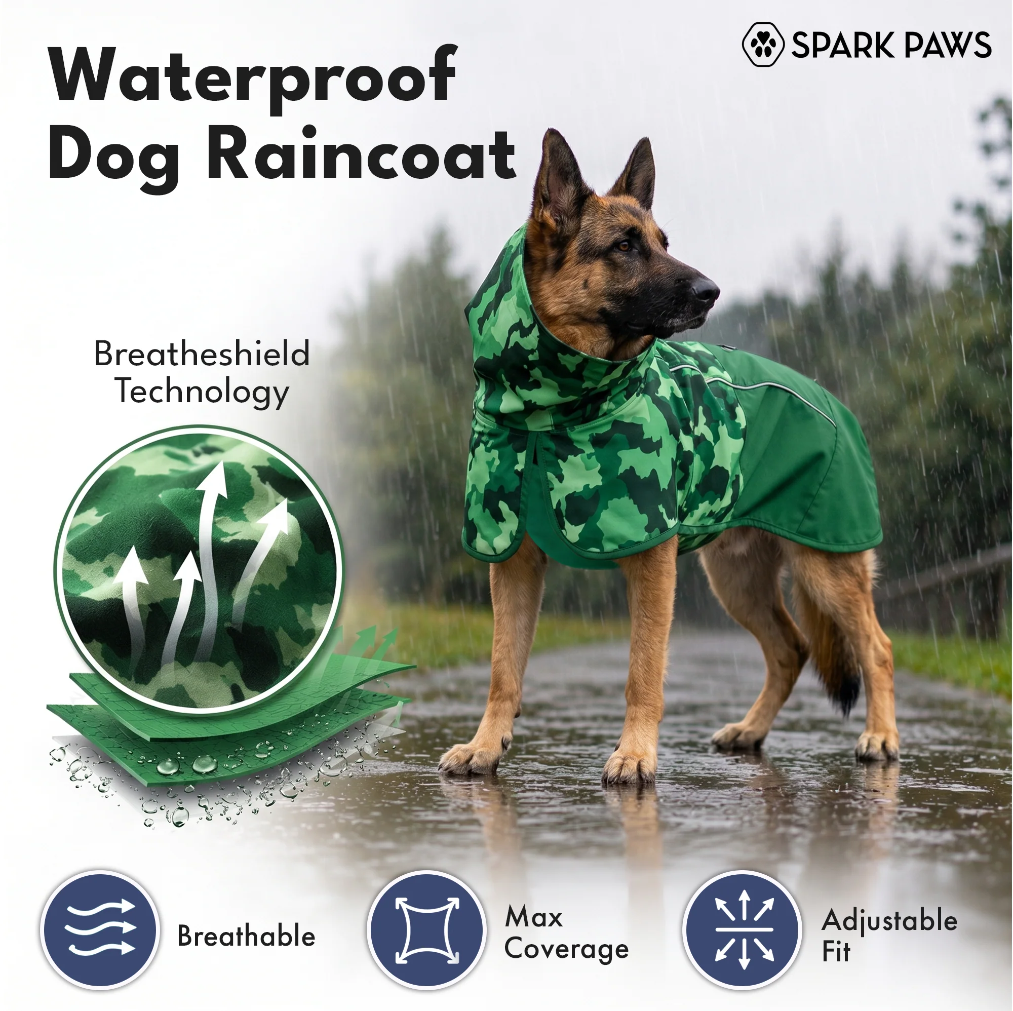 Breatheshield™ Dog Raincoats - Image 99
