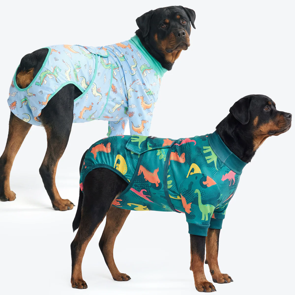 Dog Surgical Suit (2-pack) - Dinosaurs and Dragons - Image 6