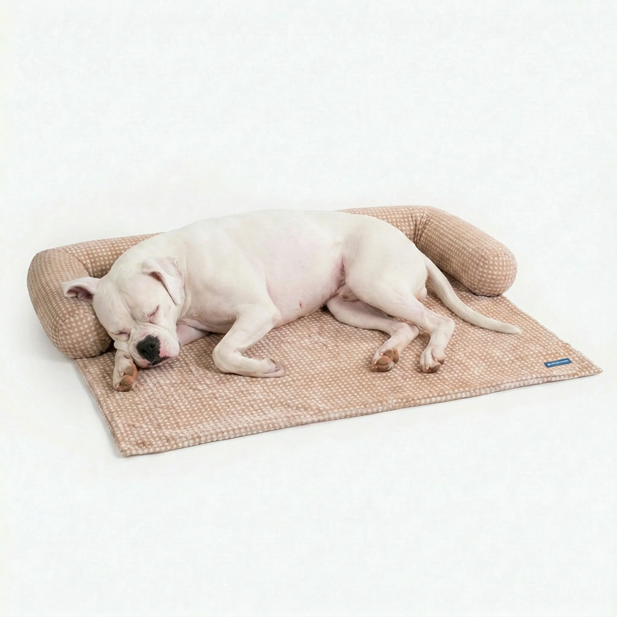 Frostcore™ Cooling Couch Cover Dog Bed - Waffle Brown - Image 5