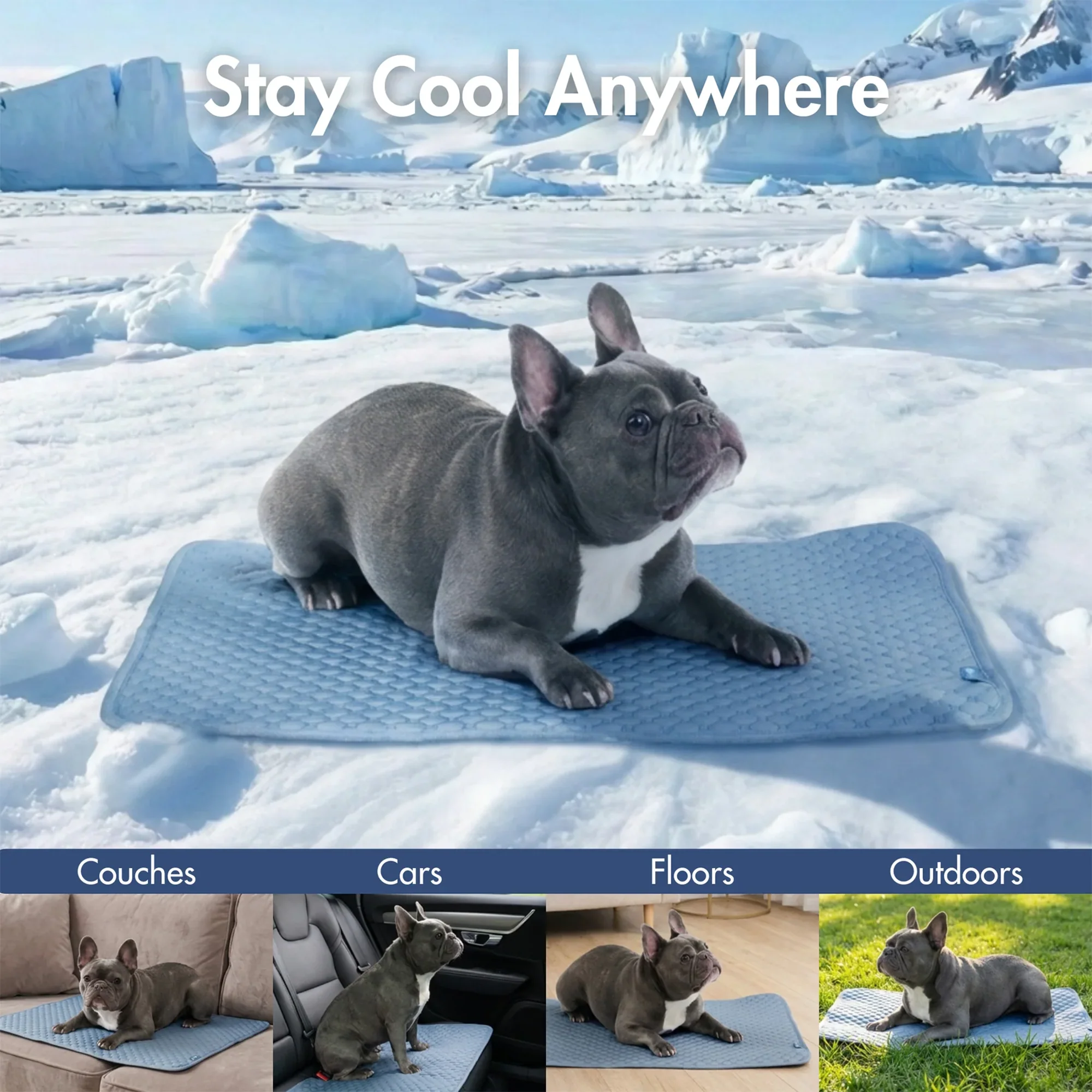 Frostcore™ Cooling Mat (2-pack) - Ash Blue - Image 6