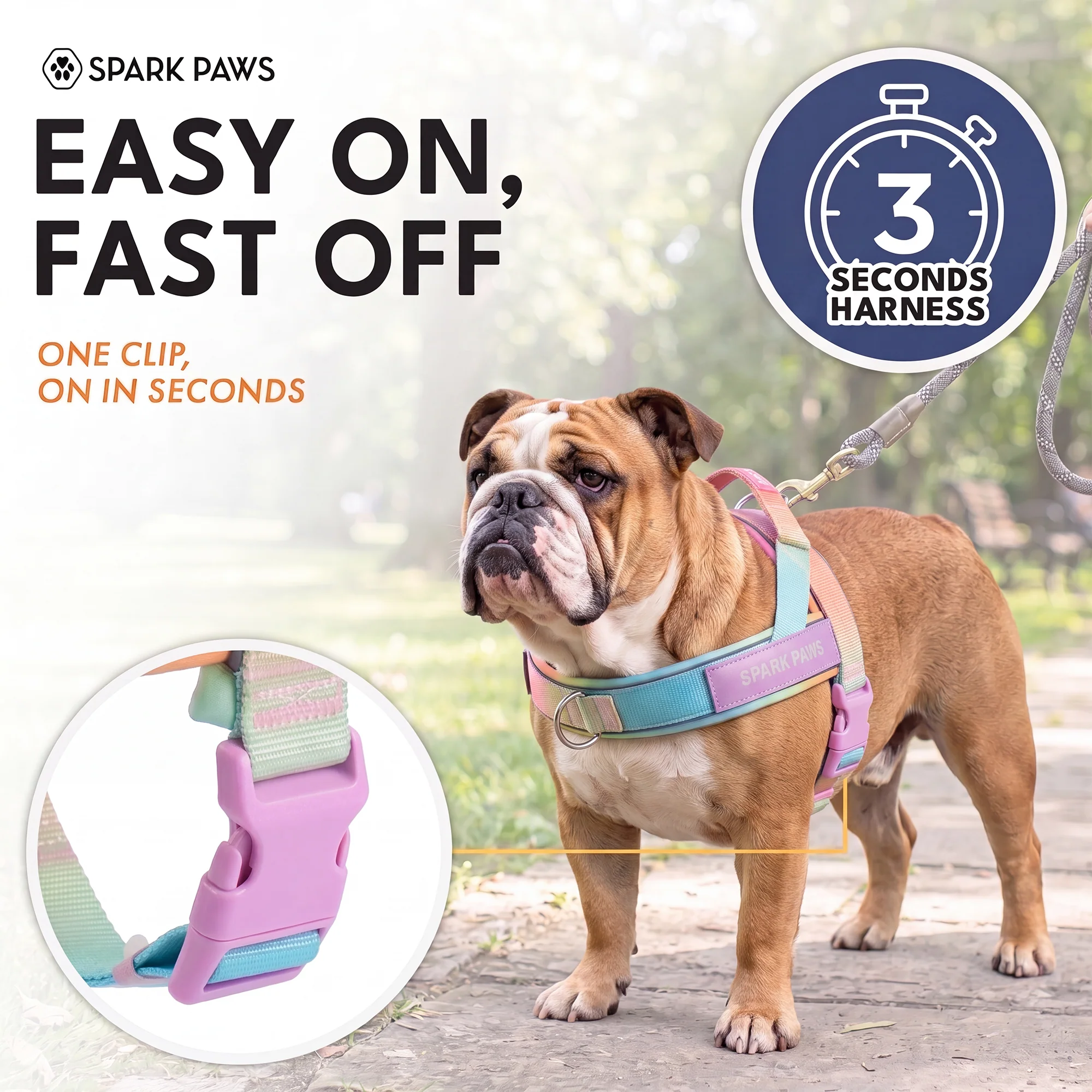 Grab & Go Harness - Pastel Icing - Image 8