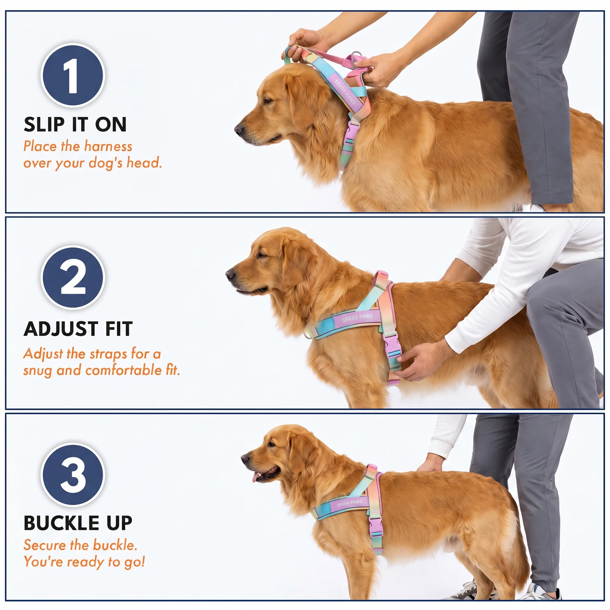 Grab & Go Harness - Pastel Icing - Image 11