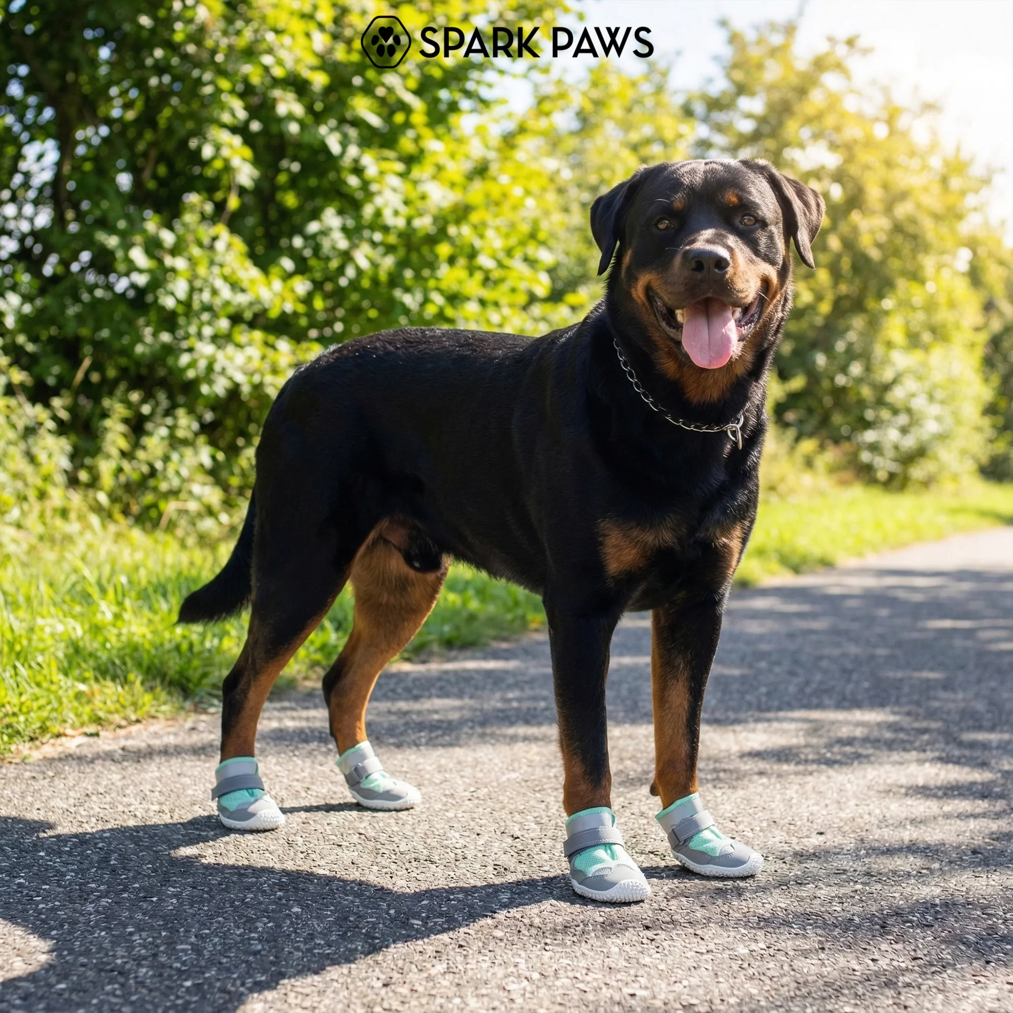 Hot Pavement Pawtector Dog Shoes - Teal - Image 6