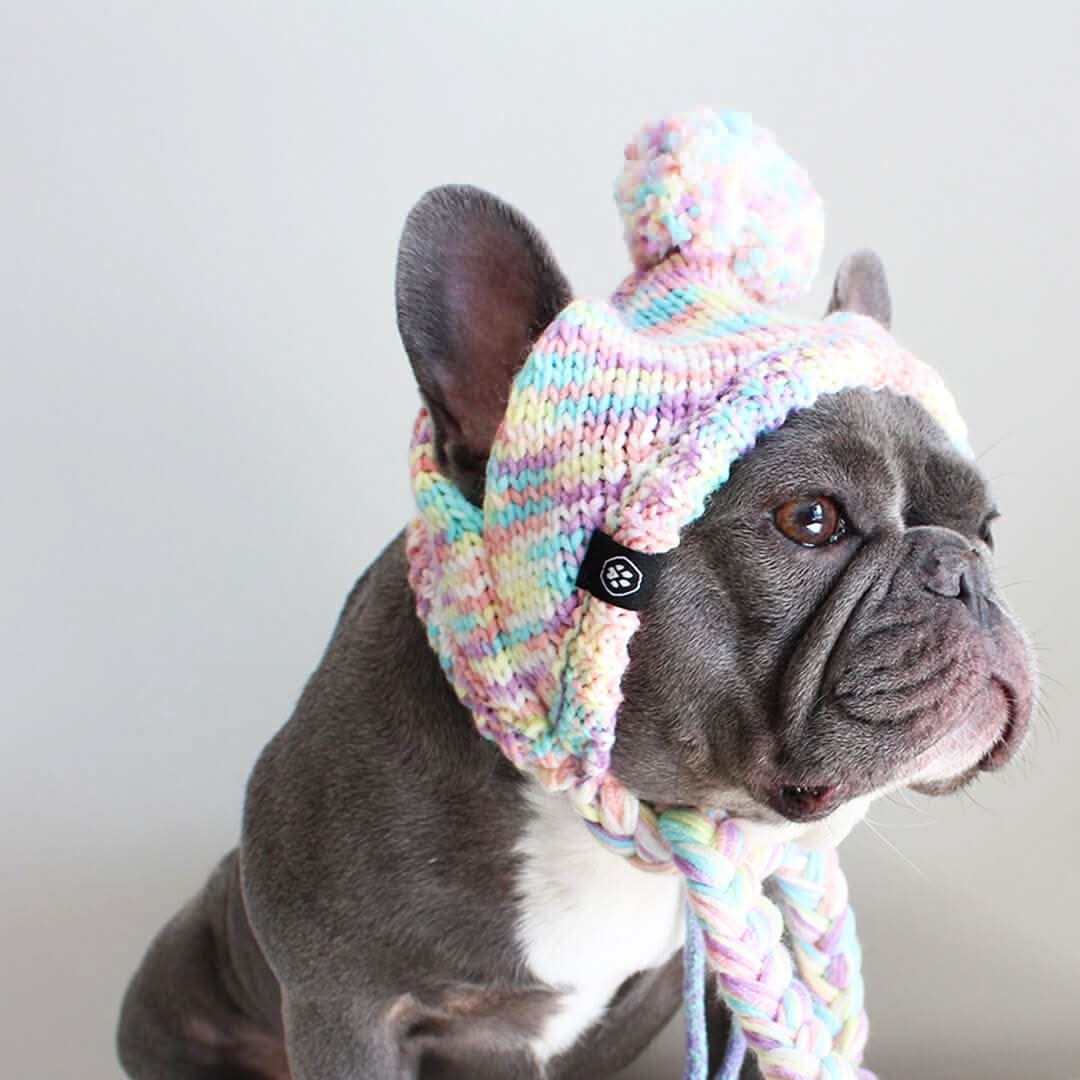 Knit Pom Pom Dog Beanie Hats - Image 14