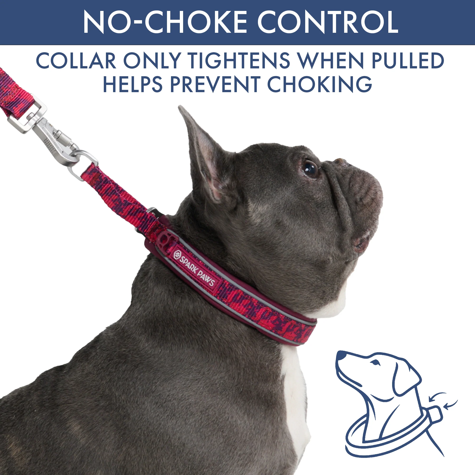 Martingale Collar Set - Fuchsia Camo - Image 2