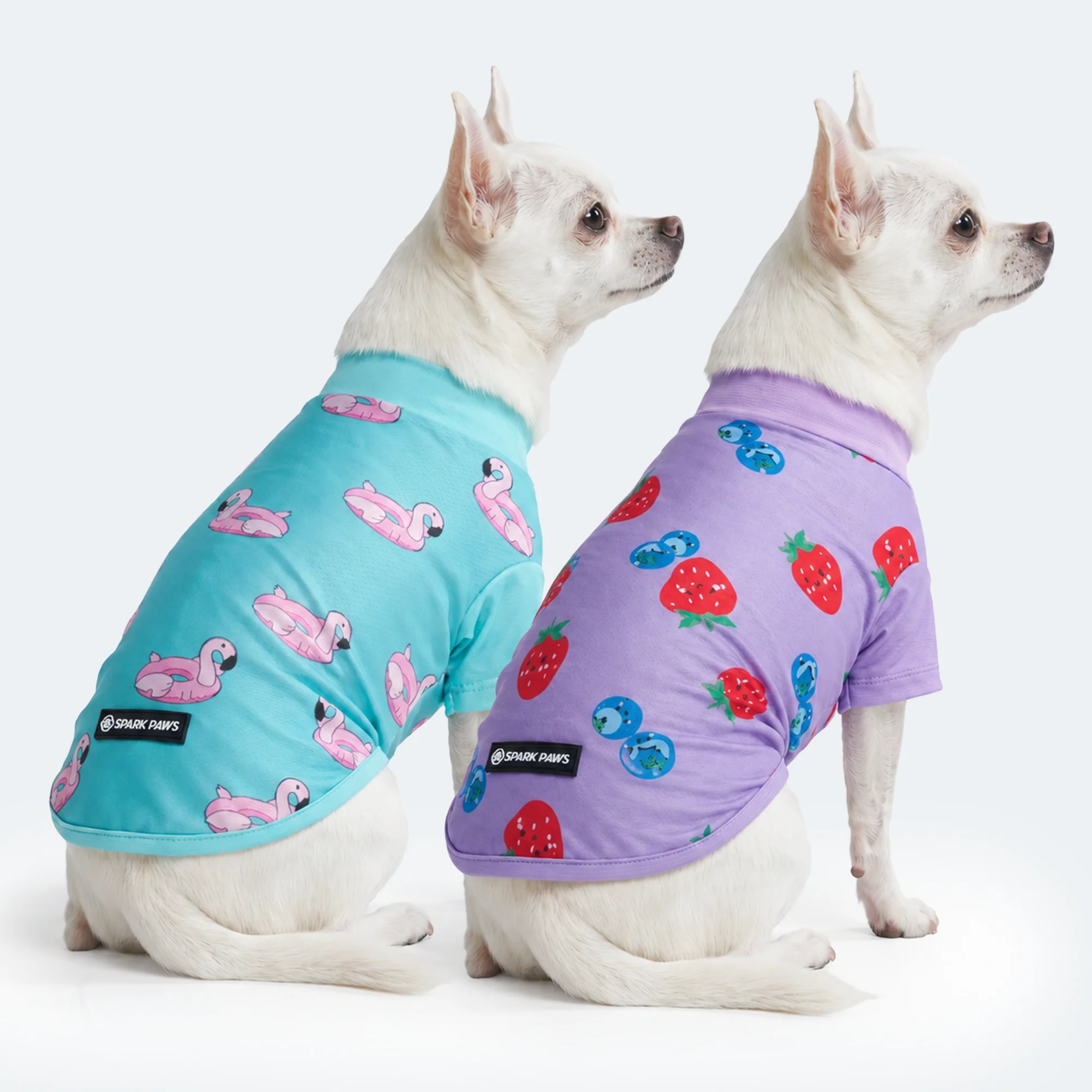 Sunblock Dog T-Shirt (2-pack) - Berries Flamingo - Image 2