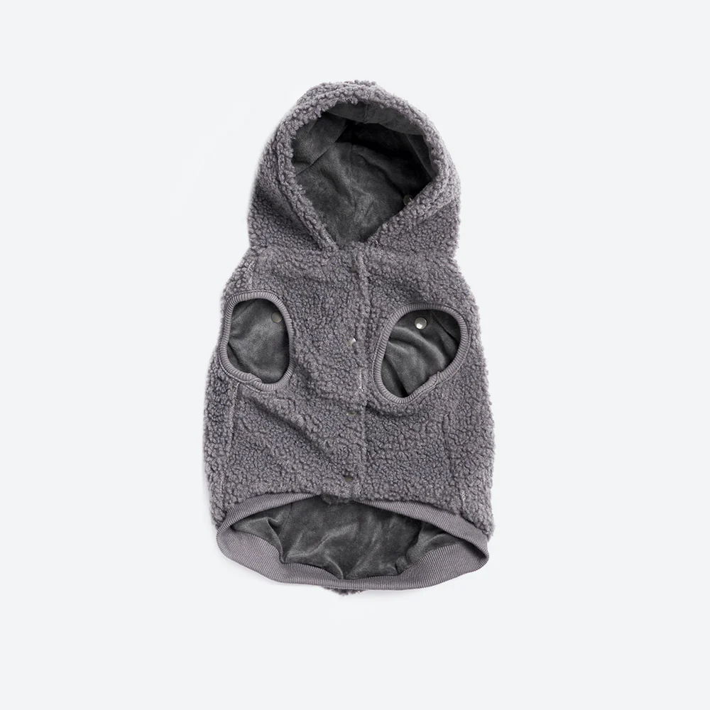 Teddy Sherpa Jacket - Grey - Image 2