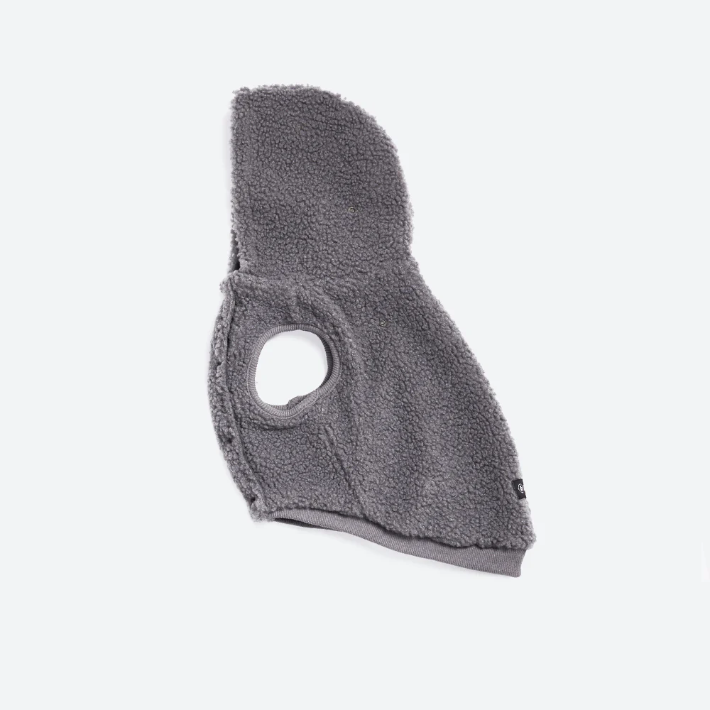 Teddy Sherpa Jacket - Grey - Image 7