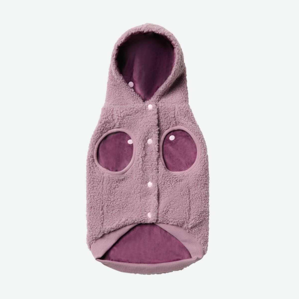 Teddy Sherpa Dog Jacket - Taupe - Image 2